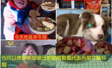 新加坡出差剧情复盘 新加坡出差剧情复盘